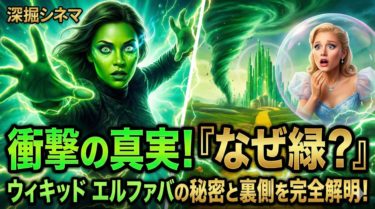 「ウィキッド なぜ緑」の謎を解明！エルファバの秘密と裏側